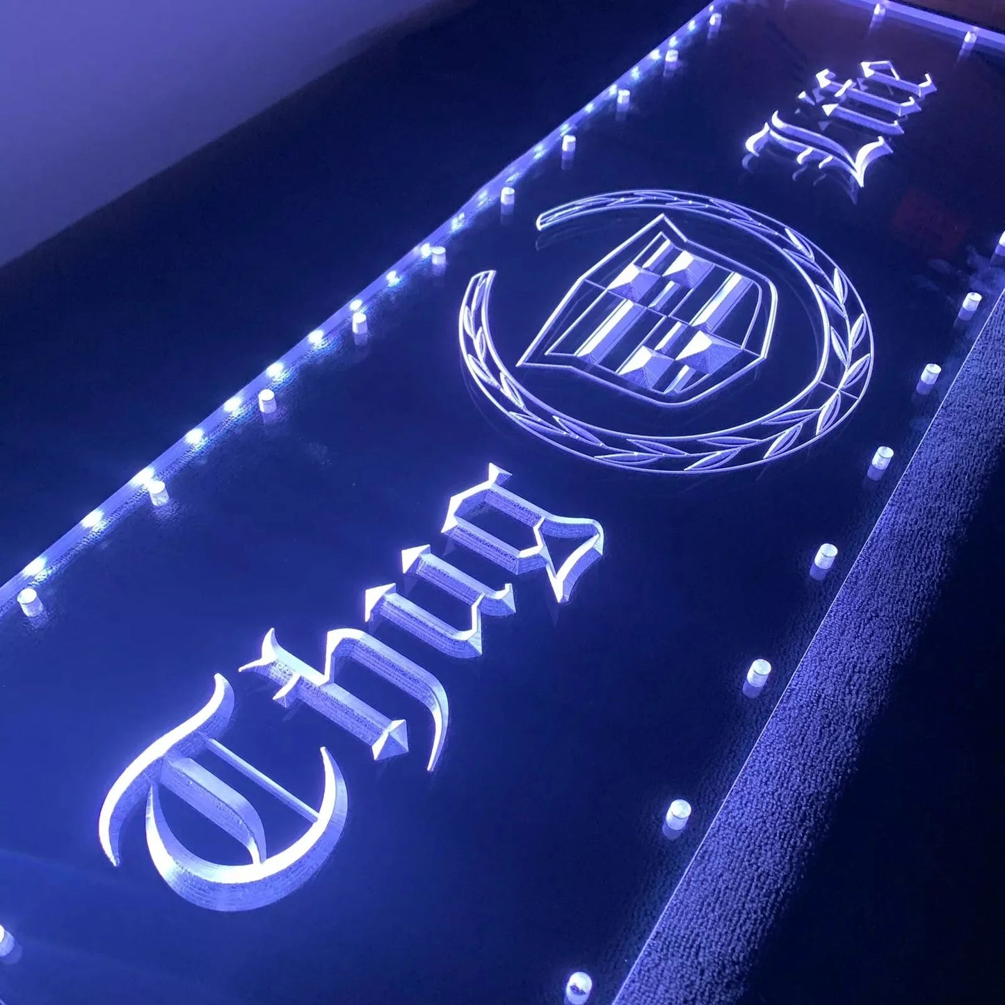 Sound Authority Plexiglass - 36" x 12" 3D Engraved Acrylic Window For Subwoofer Box