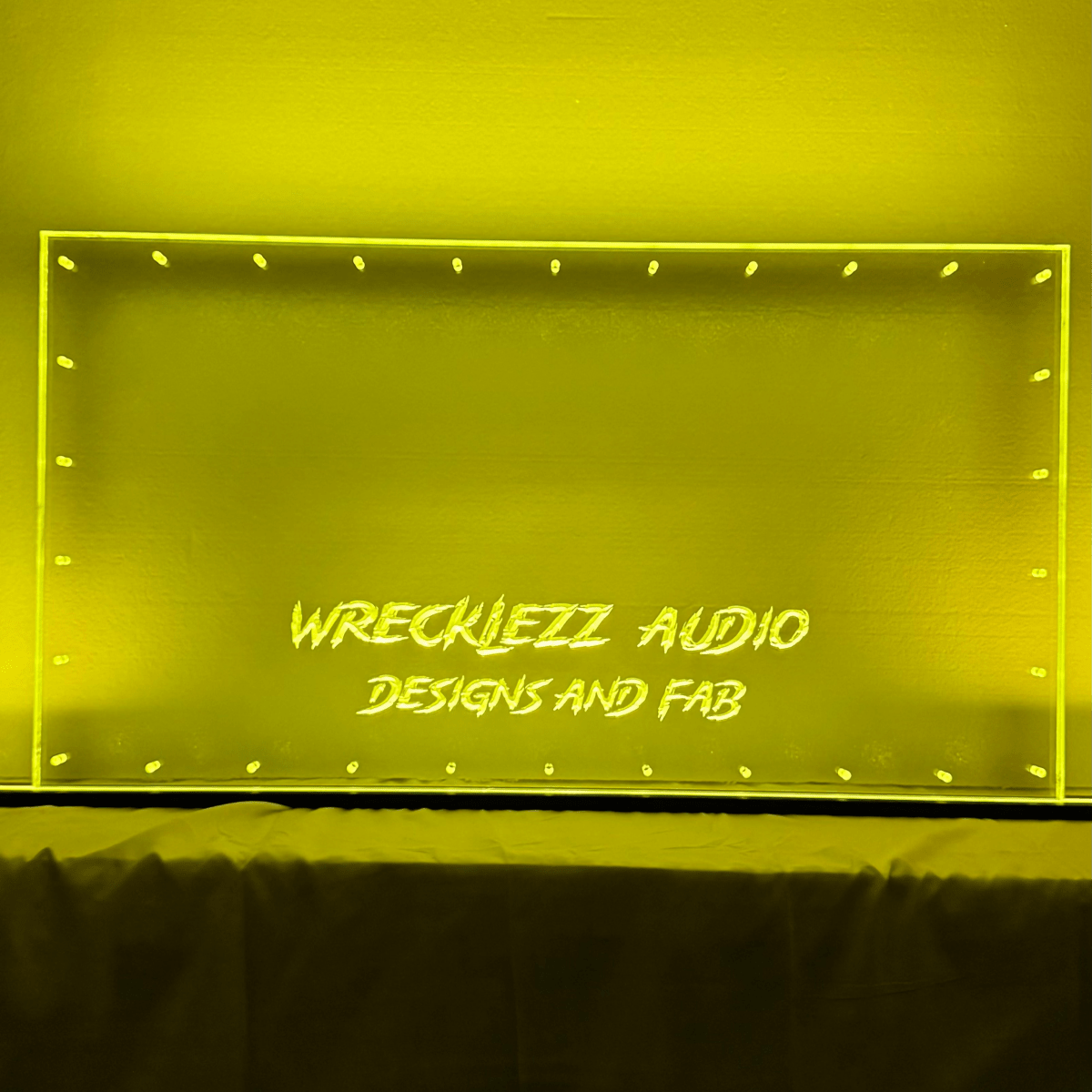 Sound Authority Plexiglass - 36" x 18" 3D Engraved Acrylic Window For Subwoofer Box - EZ DB's Designs