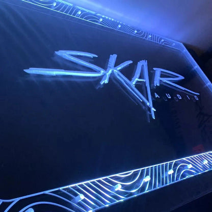 Sound Authority Plexiglass - 36" x 18" 3D Engraved Acrylic Window For Subwoofer Box