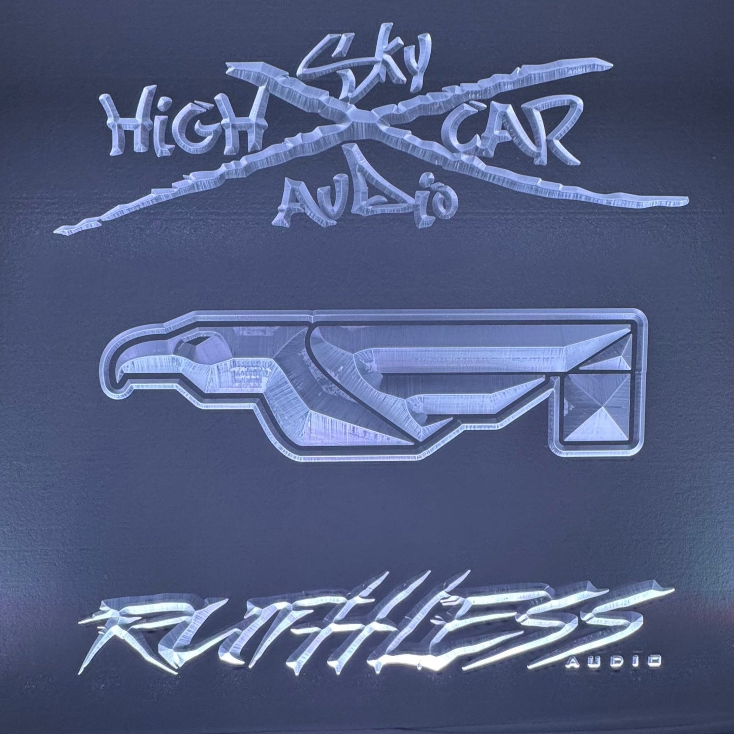 Sound Authority Plexiglass - 36" x 24" 3D Engraved Acrylic Window For Subwoofer Box