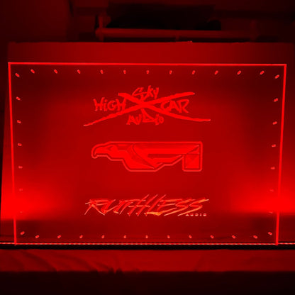 Sound Authority Plexiglass - 36" x 24" 3D Engraved Acrylic Window For Subwoofer Box