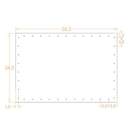 Sound Authority Plexiglass - 36" x 24" 3D Engraved Acrylic Window For Subwoofer Box