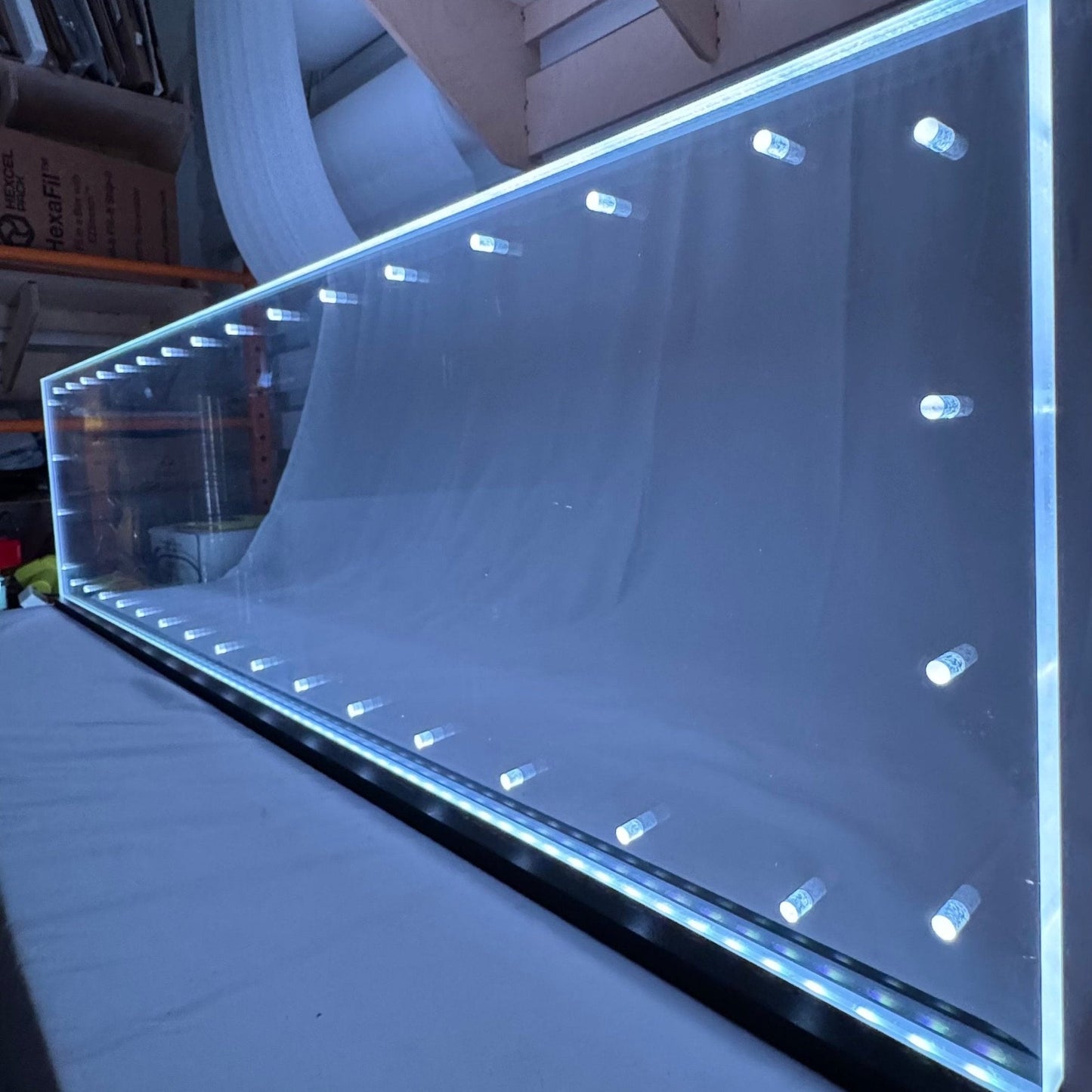 Sound Authority Plexiglass - 48" x 12" Blank Acrylic Window For Subwoofer Box