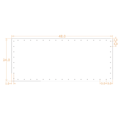 Sound Authority Plexiglass - 48" x 24" 3D Engraved Acrylic Window For Subwoofer Box - EZ DB's Designs