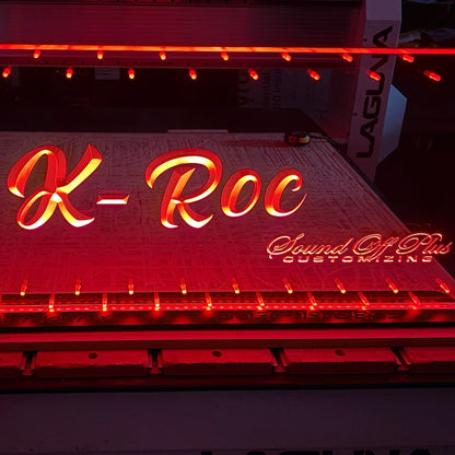 Sound Authority Plexiglass - 48" x 24" 3D Engraved Acrylic Window For Subwoofer Box