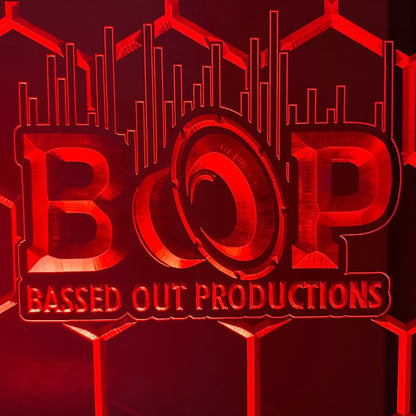 Sound Authority Plexiglass - 48" x 24" 3D Engraved Acrylic Window For Subwoofer Box