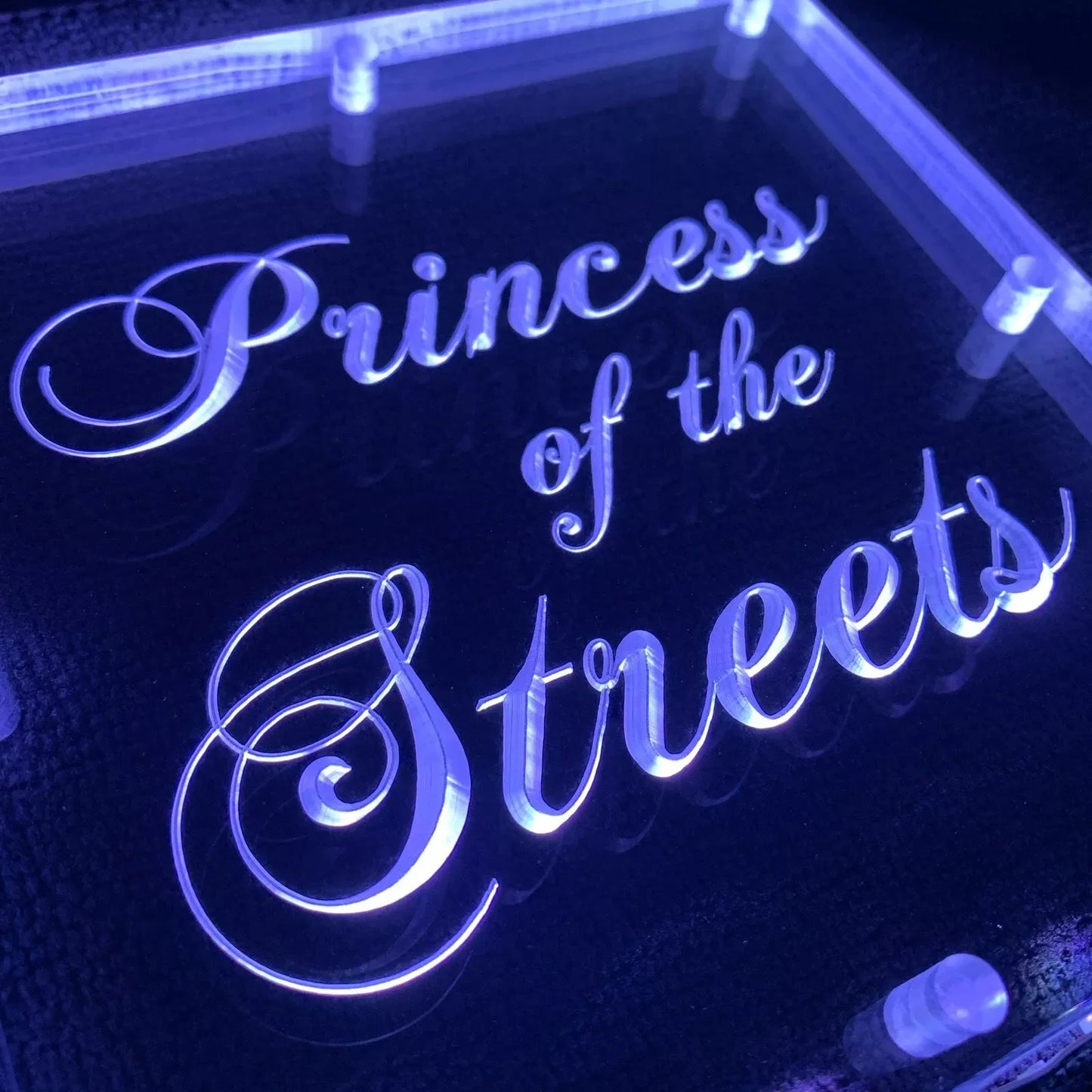 Sound Authority Plexiglass - 6" x 6" 3D Engraved Acrylic Window For Subwoofer Box