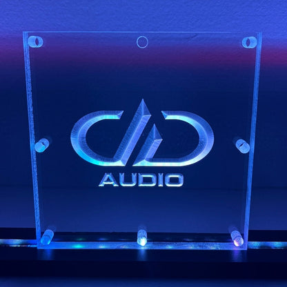Sound Authority Plexiglass - 6" x 6" 3D Engraved Acrylic Window For Subwoofer Box