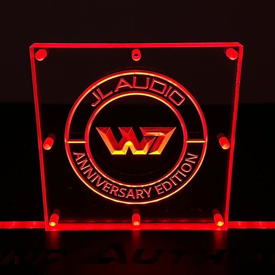 Sound Authority Plexiglass - 6" x 6" 3D Engraved Acrylic Window For Subwoofer Box