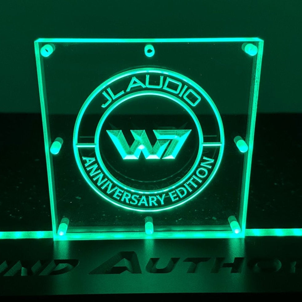 Sound Authority Plexiglass - 6" x 6" 3D Engraved Acrylic Window For Subwoofer Box