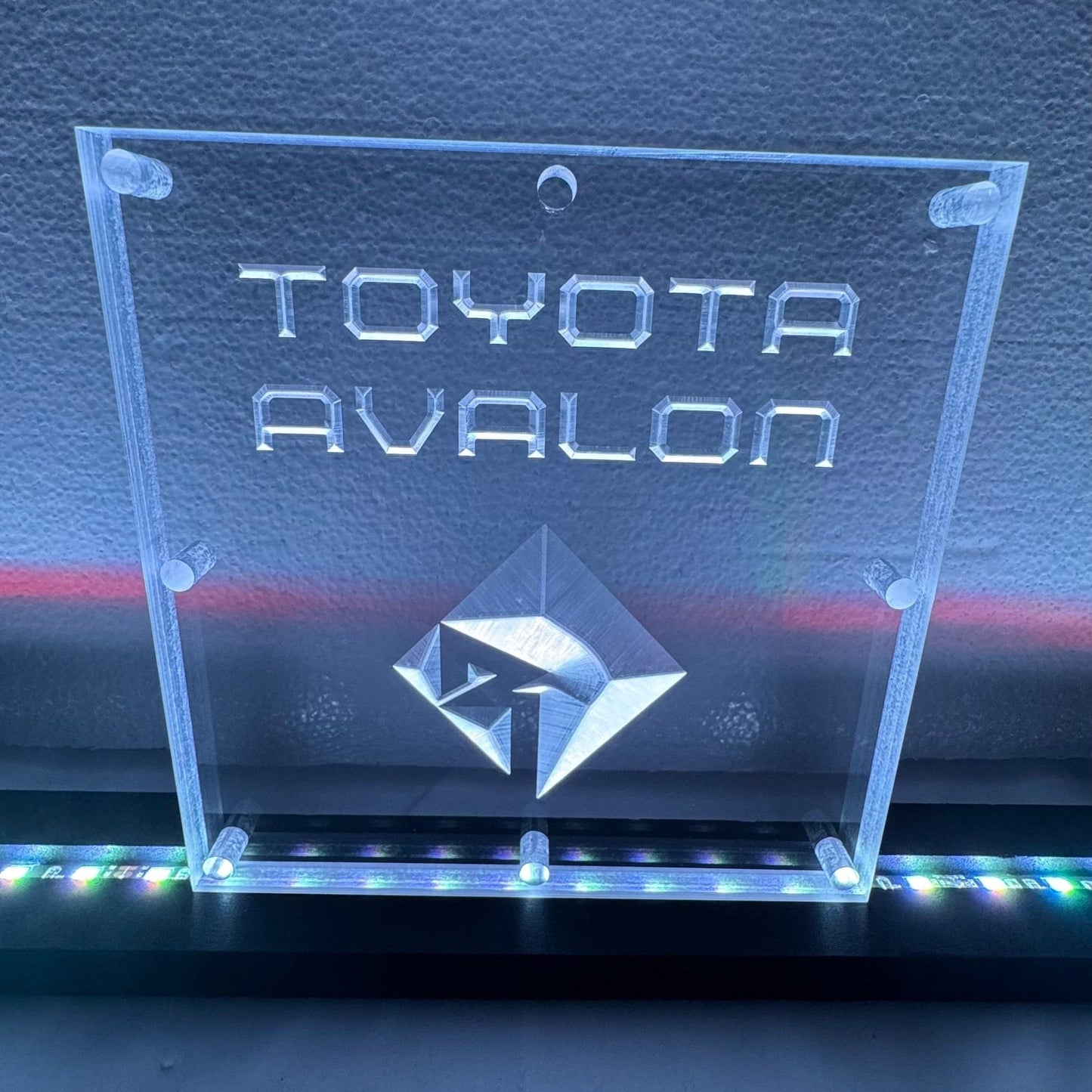 Sound Authority Plexiglass - 6" x 6" 3D Engraved Acrylic Window For Subwoofer Box