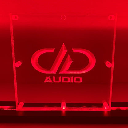 Sound Authority Plexiglass - 6" x 6" 3D Engraved Acrylic Window For Subwoofer Box