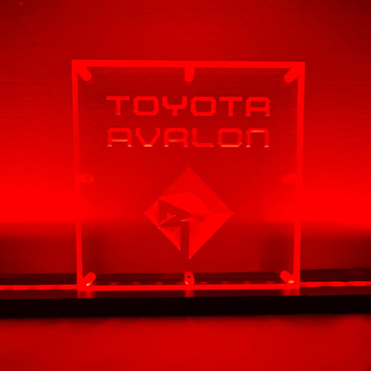 Sound Authority Plexiglass - 6" x 6" 3D Engraved Acrylic Window For Subwoofer Box