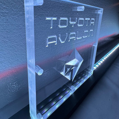 Sound Authority Plexiglass - 6" x 6" 3D Engraved Acrylic Window For Subwoofer Box