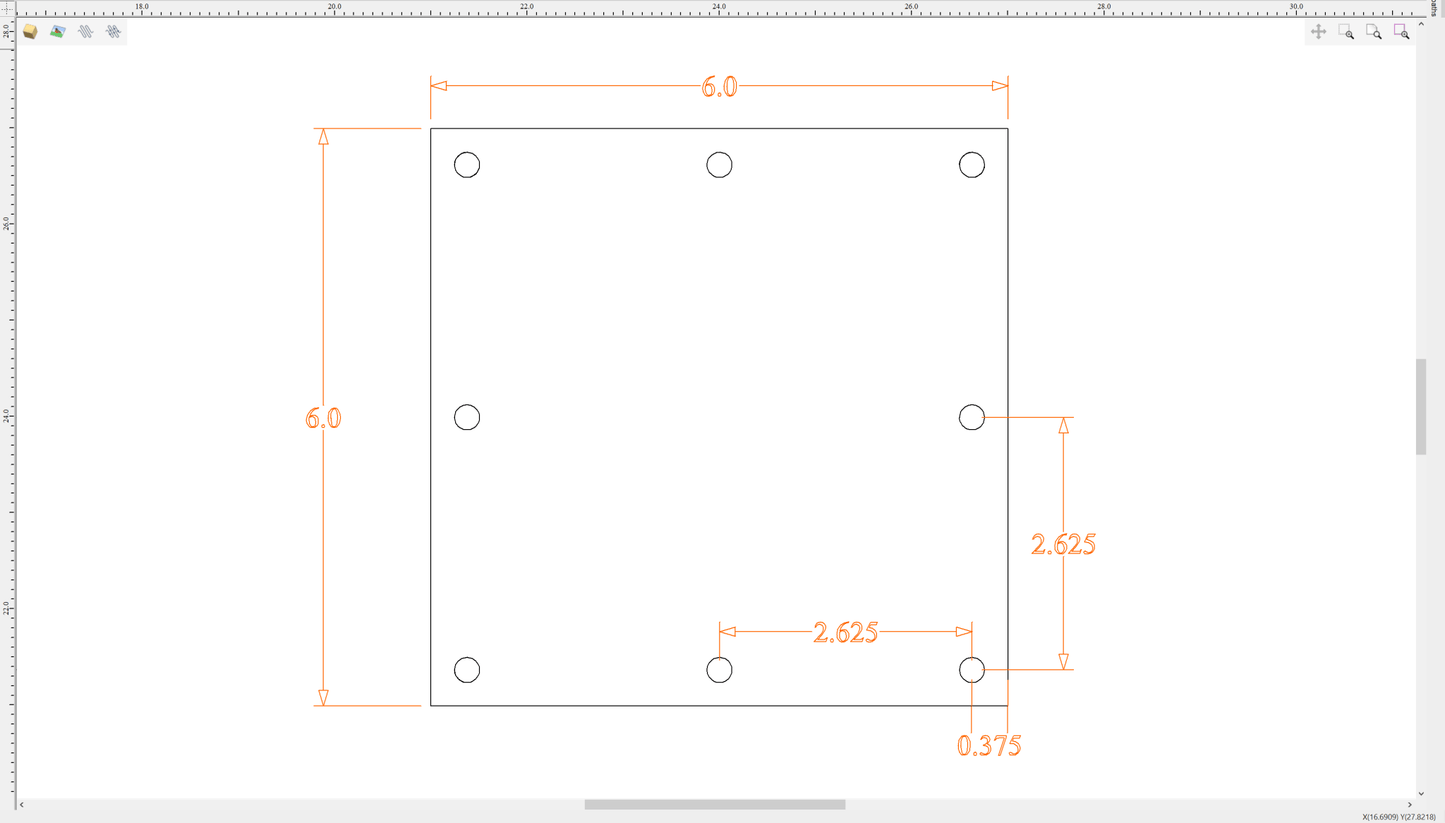 Sound Authority Plexiglass - 6" x 6" 3D Engraved Acrylic Window For Subwoofer Box