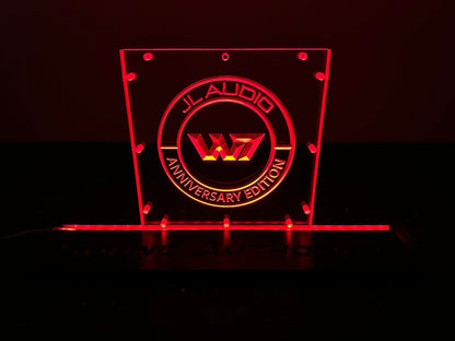 Sound Authority Plexiglass - 8" x 8" 3D Engraved Acrylic Window For Subwoofer Box
