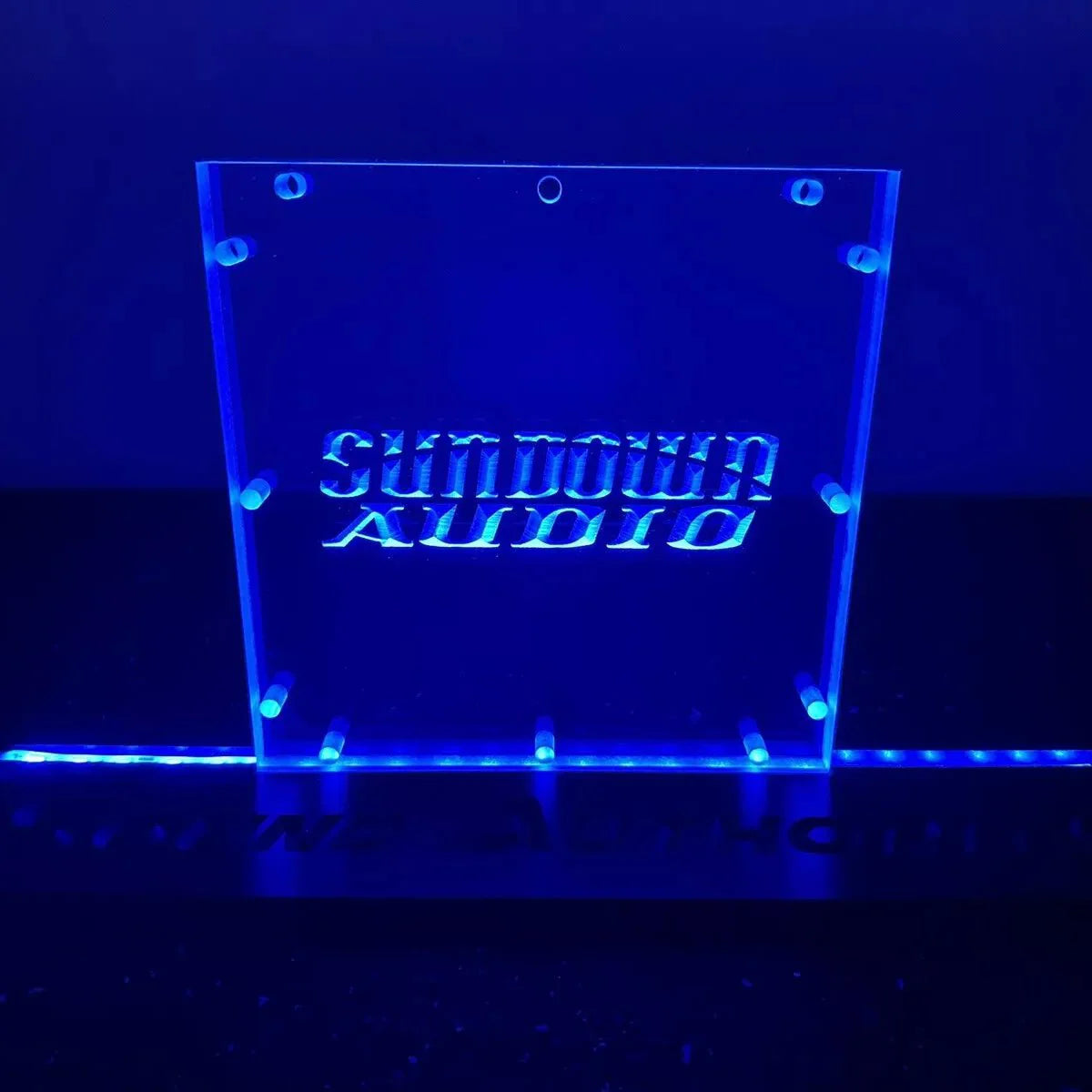 Sound Authority Plexiglass - 8" x 8" 3D Engraved Acrylic Window For Subwoofer Box