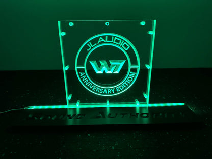 Sound Authority Plexiglass - 8" x 8" 3D Engraved Acrylic Window For Subwoofer Box