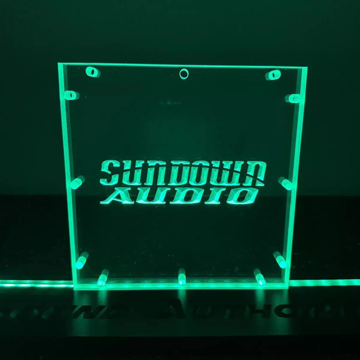 Sound Authority Plexiglass - 8" x 8" 3D Engraved Acrylic Window For Subwoofer Box