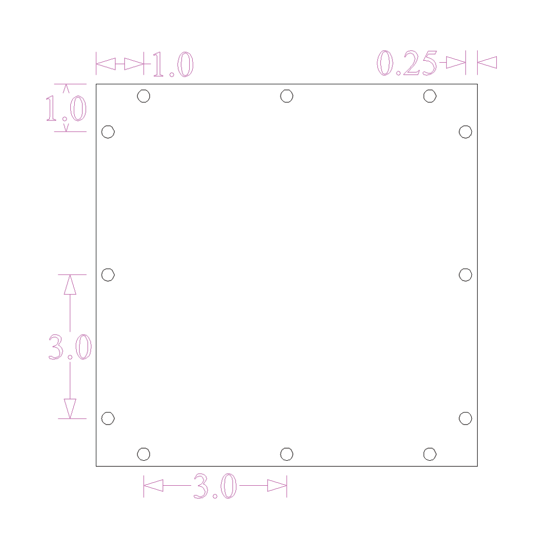 Sound Authority Plexiglass - 8" x 8" Blank Acrylic Window For Subwoofer Box