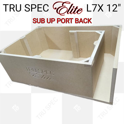TRU SPEC Elite Prefab Kicker Solo X 12" L7X Sub Up Port Back Subwoofer Enclosure - EZ DB's Designs