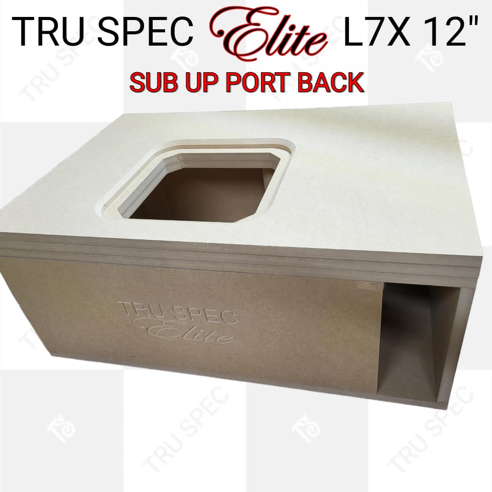 TRU SPEC Elite Prefab Kicker Solo X 12" L7X Sub Up Port Back Subwoofer Enclosure - EZ DB's Designs