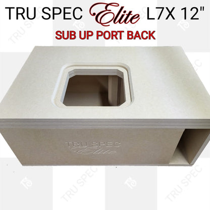 TRU SPEC Elite Prefab Kicker Solo X 12" L7X Sub Up Port Back Subwoofer Enclosure - EZ DB's Designs