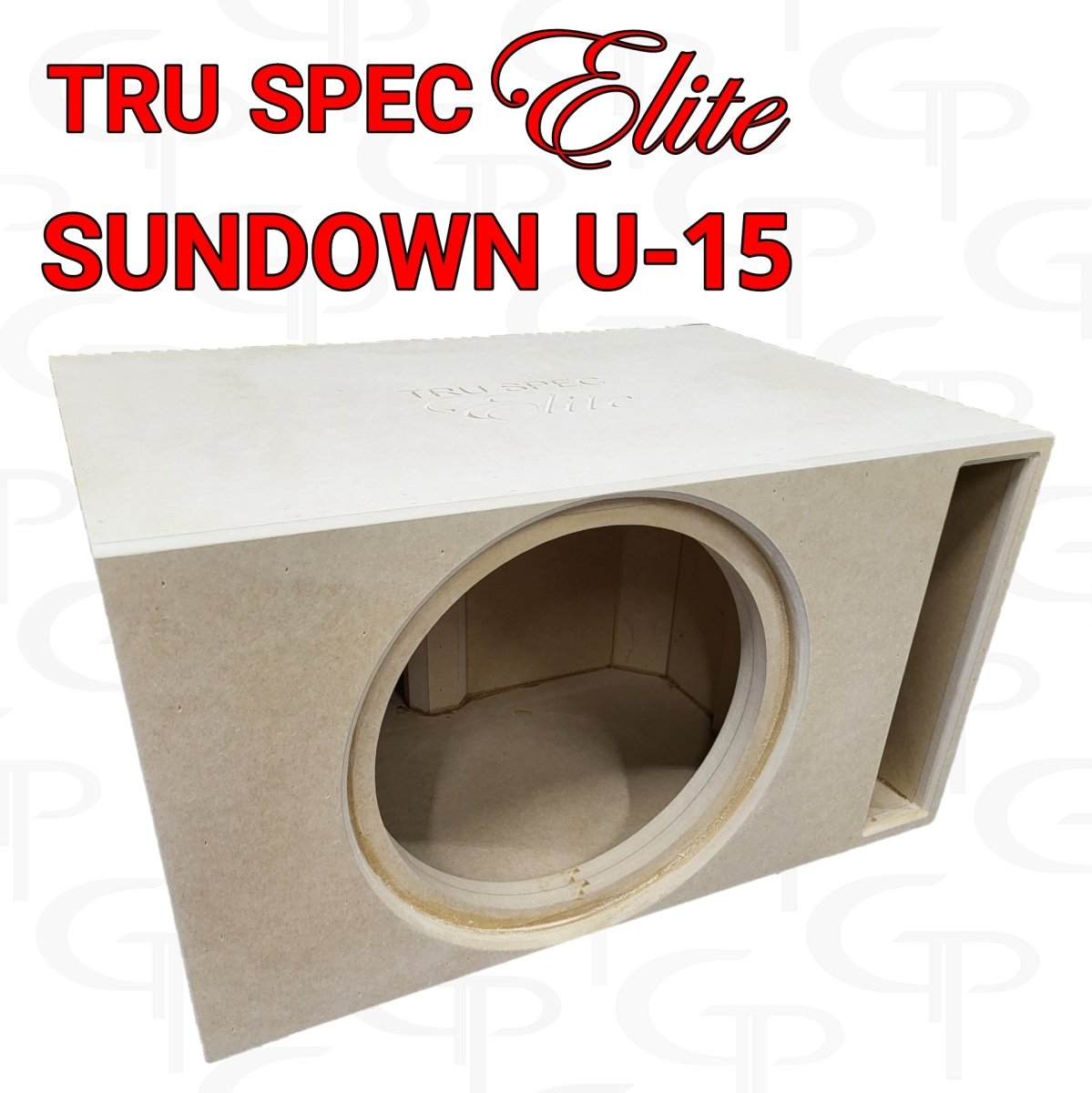 TRU SPEC Elite Prefab Single 15" Subwoofer Enclosure Sundown U 15" - EZ DB's Designs