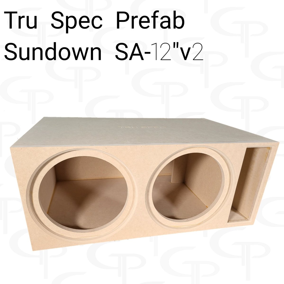 TRU SPEC Prefab Dual 12" Subwoofer Enclosure Sundown SA 12v2 - EZ DB's Designs