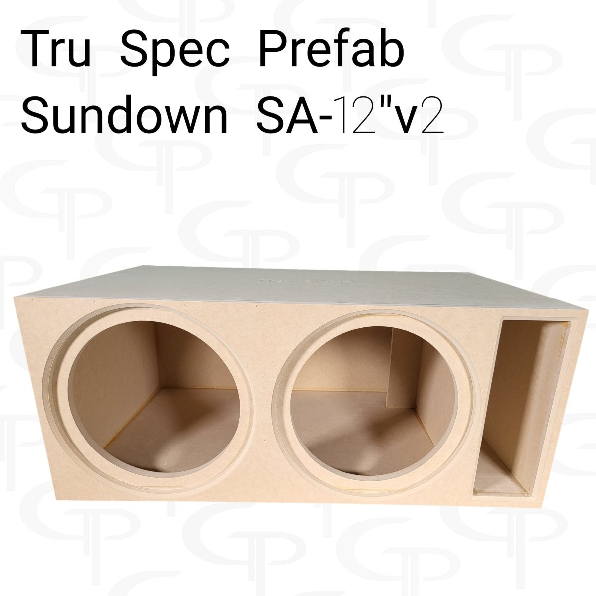 TRU SPEC Prefab Dual 12" Subwoofer Enclosure Sundown SA 12v2 - EZ DB's Designs