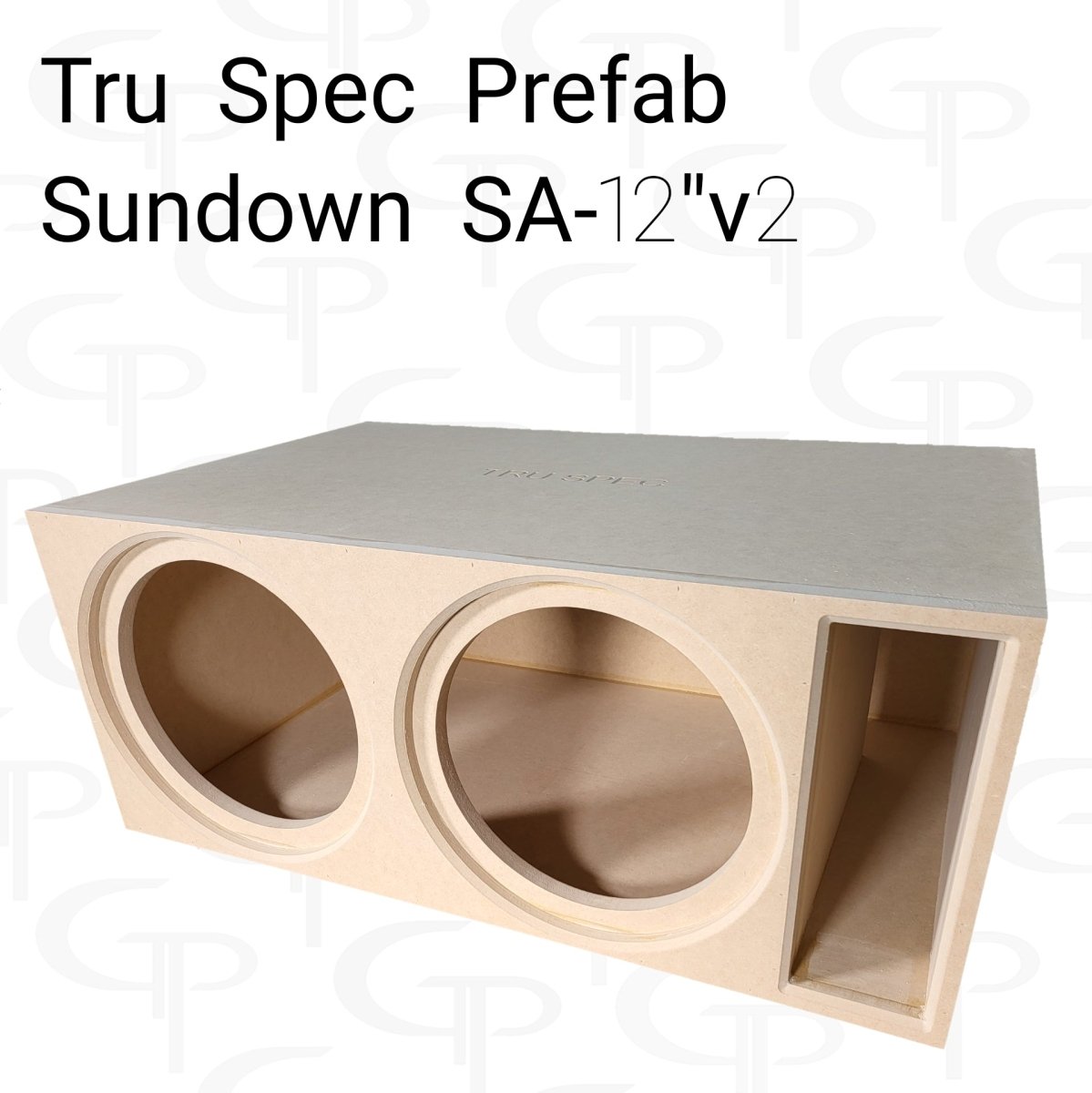 TRU SPEC Prefab Dual 12" Subwoofer Enclosure Sundown SA 12v2 - EZ DB's Designs