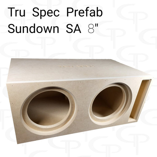 TRU SPEC Prefab Dual 8" Subwoofer Enclosure Sundown SA - EZ DB's Designs
