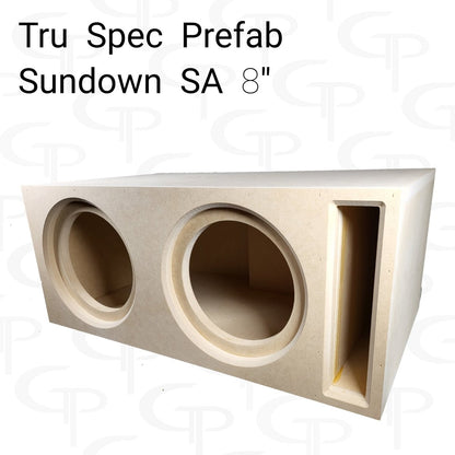 TRU SPEC Prefab Dual 8" Subwoofer Enclosure Sundown SA - EZ DB's Designs